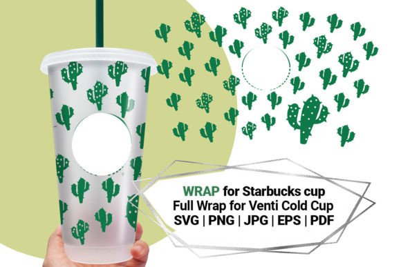 Cactus for Starbucks Cold Cup 24 Oz Graphics