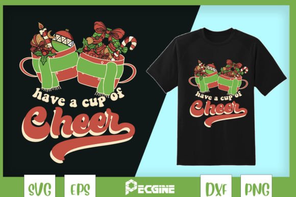 Christmas Hot Cocoa: Graphics & T-Shirt Designs