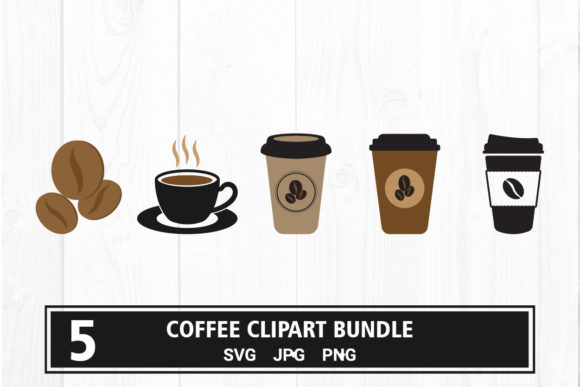 Coffee Cup Clipart for Graphics and Crafts