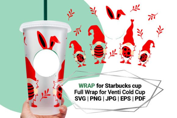 Easter Graphics for Starbucks Cold Cup 24 Oz Crafts