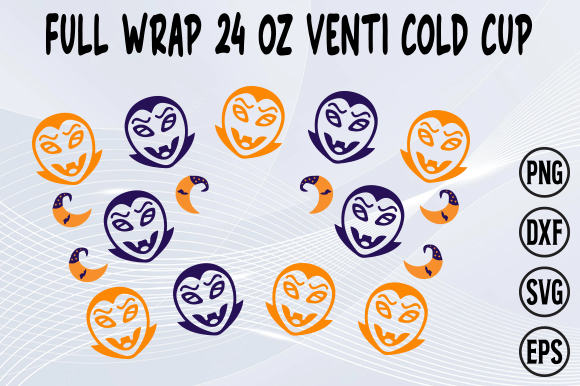 Fall Pumpkin Venti Cold Cup Graphics & Crafts