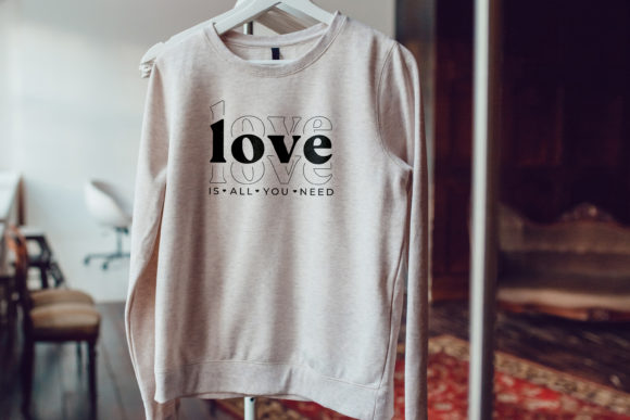 Love Is All You Need SVG: Graphics for Local Crafts & Branding