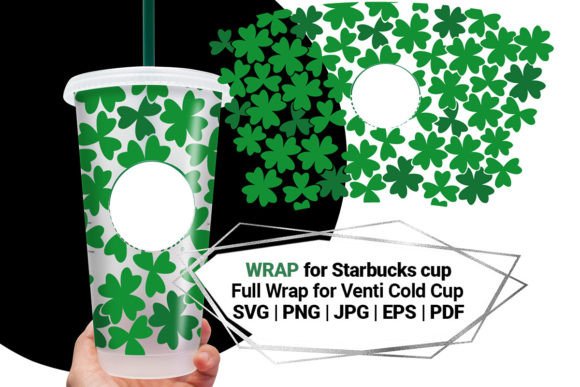 Patrick’s Day Wrap for Starbucks Cold C: Graphics & Crafts