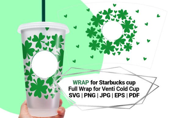 Patrick’s Day Wrap for Starbucks Cup 24: Graphics & Crafts