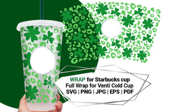 Patrick’s Day Wrap for Starbucks Cup: Graphics & Crafts