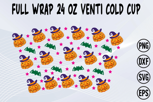 Pumpkin Venti Cold Cup 24oz 1: Graphics & Crafts Asset Review