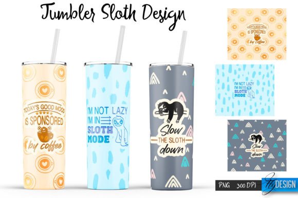 Sloth Tumbler SVG: Graphics for Crafts
